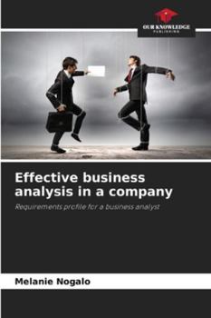 Paperback Effective business analysis in a company Book