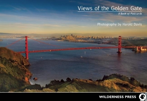 Paperback Views of the Golden Gate: A Book of Postcards Book