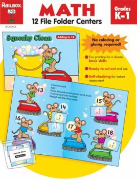 Paperback File Folder Centers Math K-1 Book
