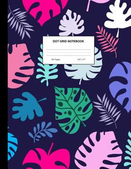 Paperback Dot Grid Notebook: Dotted Bullet Journal - Large 8.5 x 11 with 100 Pages White Paper for School Supplies, Office and Home Use - Design Co Book