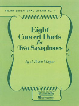 Paperback Eight Concert Duets for Two Saxophones Book