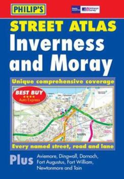 Paperback Philip's Street Atlas Inverness and Moray Book