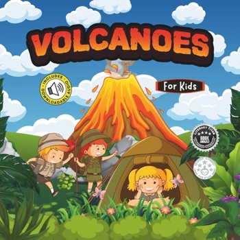 Paperback Volcanoes For kids: Educational science book for learning about volcanoes Book