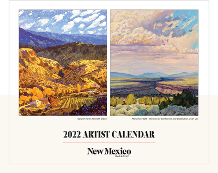 Calendar 2022 New Mexico Magazine Artist Calendar Book