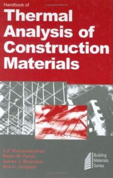 Hardcover Handbook of Thermal Analysis of Construction Materials Book
