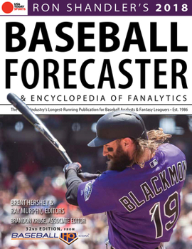 Paperback Ron Shandler's 2018 Baseball Forecaster: & Encyclopedia of Fanalytics Book