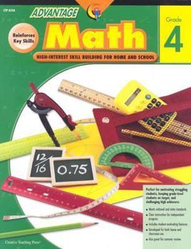 Paperback Advantage Math Grade 4 Book