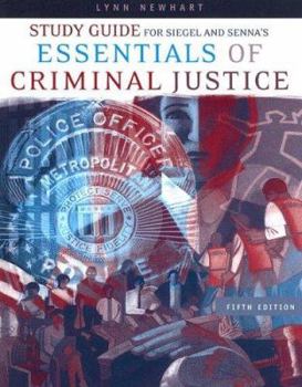Paperback Essentials of Criminal Justice Study Guide Book