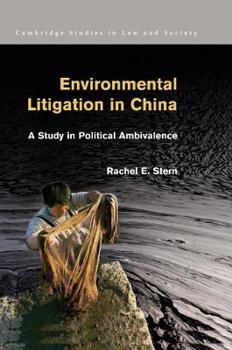 Paperback Environmental Litigation in China: A Study in Political Ambivalence Book
