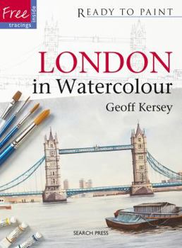 Paperback London in Watercolour [With Stencils] Book