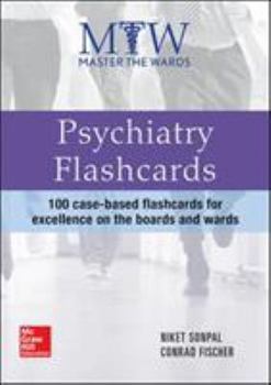 Paperback Master the Wards: Psychiatry Flashcards Book