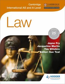 Paperback Cambridge International as and a Level Law Book