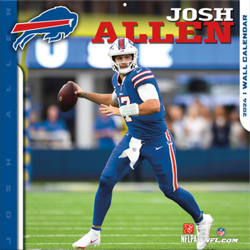 Buffalo Bills Josh Allen 2024 12x12 Player Wall Calendar