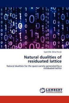 Paperback Natural dualities of residuated lattice Book