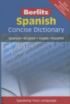 Vinyl Bound Berlitz Spanish Concise Dictionary (Berlitz Concise Dictionaries) (Spanish Edition) [Spanish] Book