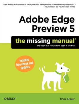 Paperback Adobe Edge Preview 5: The Missing Manual Book