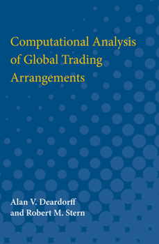 Paperback Computational Analysis of Global Trading Arrangements Book