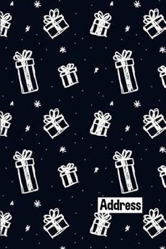 Address.: Address Book. (Christmas Edition Vol. 27) Glossy And Soft Cover, Large Print, Font, 6" x 9" For Contacts, Addresses, P