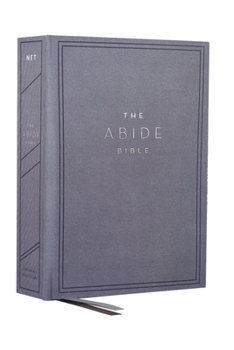 Hardcover The Net, Abide Bible, Cloth Over Board, Blue, Comfort Print: Holy Bible Book