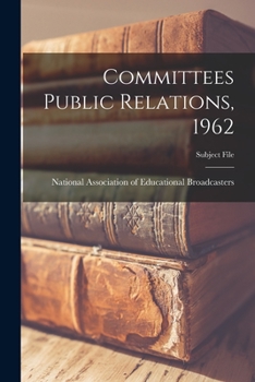 Paperback Committees Public Relations, 1962 Book