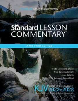 Paperback KJV Standard Lesson Commentary(r) Large Print Edition 2022-2023 Book