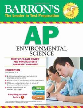 Paperback Barron's AP Environmental Science with CD-ROM Book
