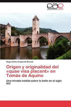 Paperback Origen y originalidad del quae visa placent en Tomás de Aquino [Spanish] Book