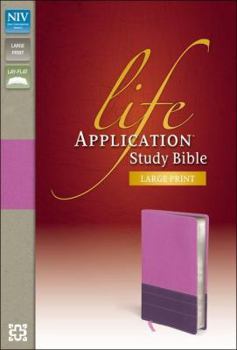 Imitation Leather Life Application Study Bible-NIV-Large Print [Large Print] Book