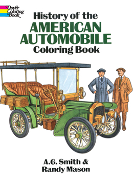 Paperback History of the American Automobile Coloring Book