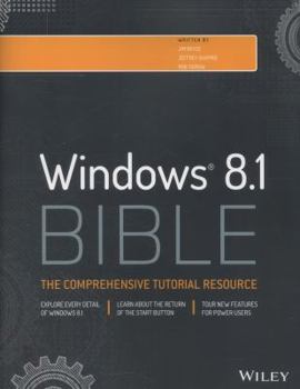 Paperback Windows 8.1 Bible Book