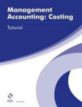 Paperback Management Accounting Costing Tutorial Book