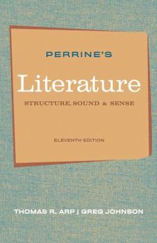 Hardcover Perrine's Literature: Structure, Sound, and Sense Book
