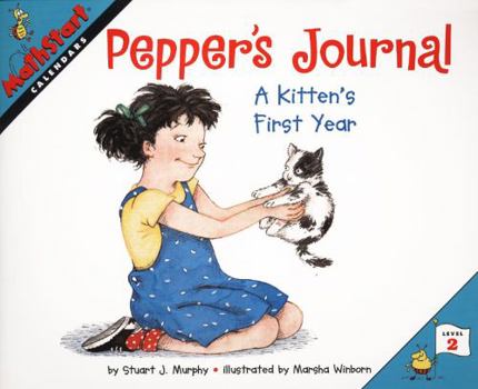 Pepper's Journal: A Kitten's First Year (MathStart 2) - Book  of the MathStart Level 2