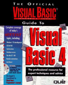 Paperback The Official Visual Basic Programmer's Journal Guide to Visual Basic 4 Book