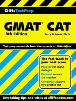 Paperback Cliffstestprep Gmat Cat Preparation Guide Book