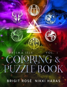 Paperback Prisma Isle Coloring & Puzzle Book