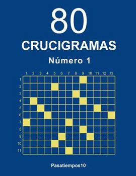 Paperback 80 Crucigramas - N. 1 [Spanish] Book