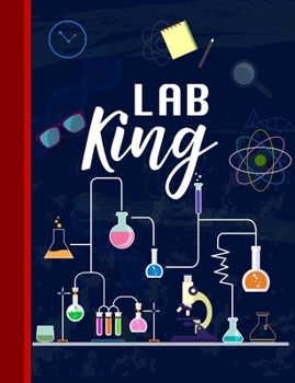 Paperback Lab King: Chemistry Graph Paper Notebook Quad Ruled 4 x 4 (0.25'') Graphing Paper Composition Book Gift for Math & Science Stude Book