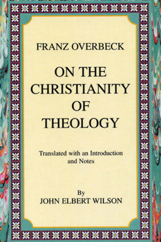 Paperback On the Christianity of Theology: Translated with an Introduction and Notes Book