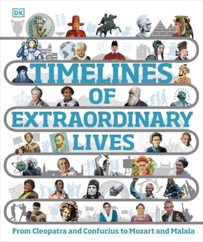 Hardcover DK Timelines of Extraordinary Lives. Book
