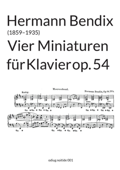 Paperback Vier Miniaturen op. 54: für Klavier [German] Book