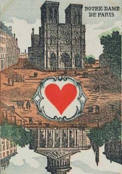 Paperback Carnet Blanc, Carte À Jouer, Notre-Dame-De-Paris [French] Book