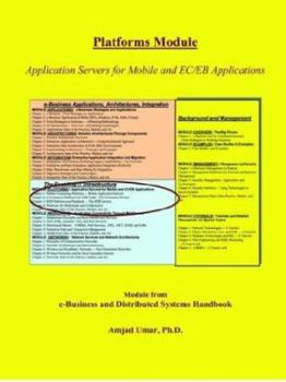 Paperback E-Business and Distributed Systems Handbook: Platforms Module Book