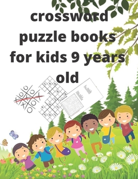 Paperback crossword puzzle books for kids 9 years old: Easy Word Learning Activities for Kids Back to School Vocabulary Activities Book