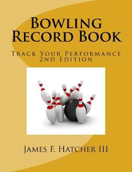 Paperback Bowling Record Book [Large Print] Book