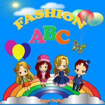 Paperback Fashion ABC. Alphabet Book & Clothes Vocabulary: Kids Alphabet ABC Books for Kids and Kindergarten Children Book