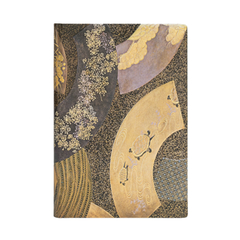 Misc. Ougi Mini Lined Hardcover Journal, 176pg, 85gsm by Paperblanks (Japanese Lacquer Boxes) Book