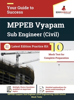 MPPEB Vyapam Sub Engineer (Civil Engineering) 2021 10 Mock Tests