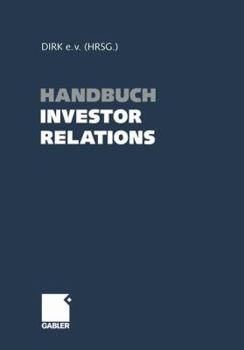 Paperback Handbuch Investor Relations [German] Book