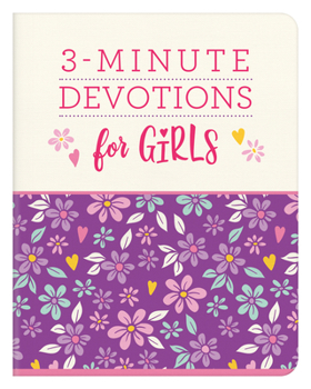 Paperback 3-Minute Devotions for Girls Book